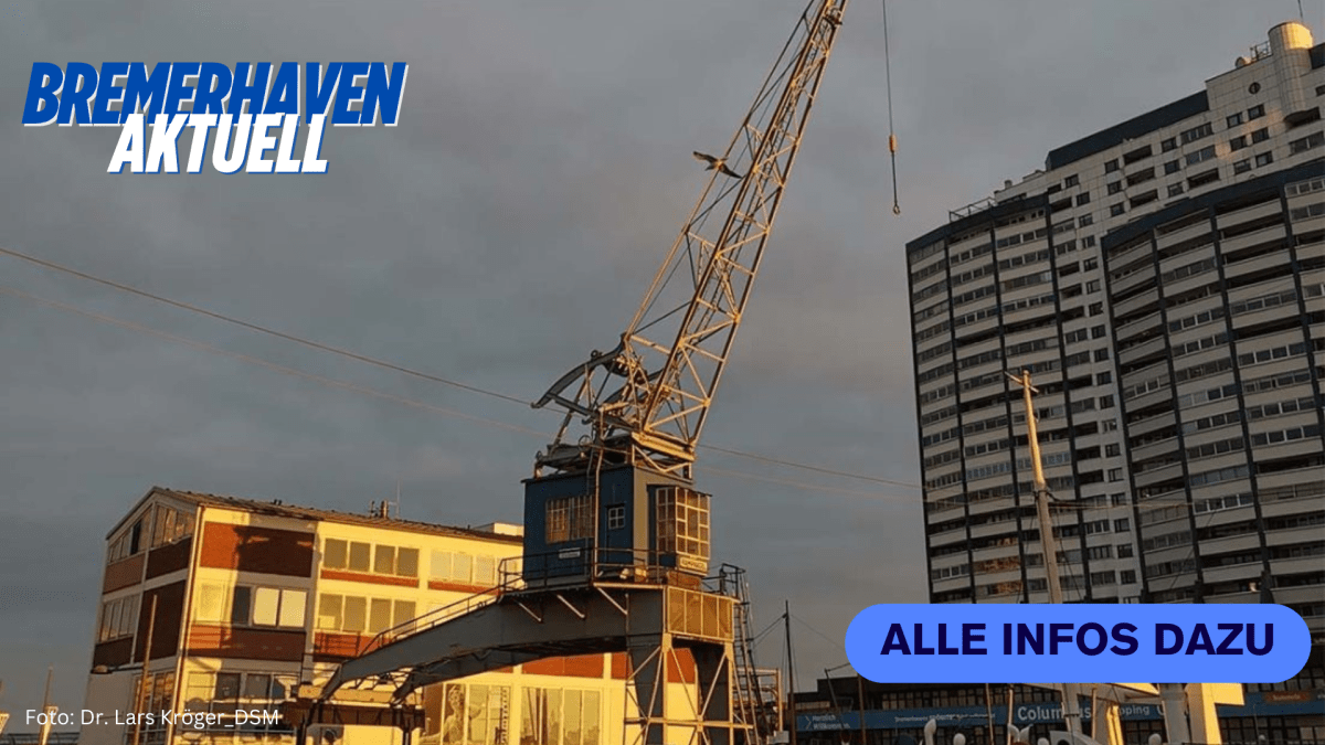 Bremerhavens Hafenkräne erzählen&nbsp;Stadtgeschichte