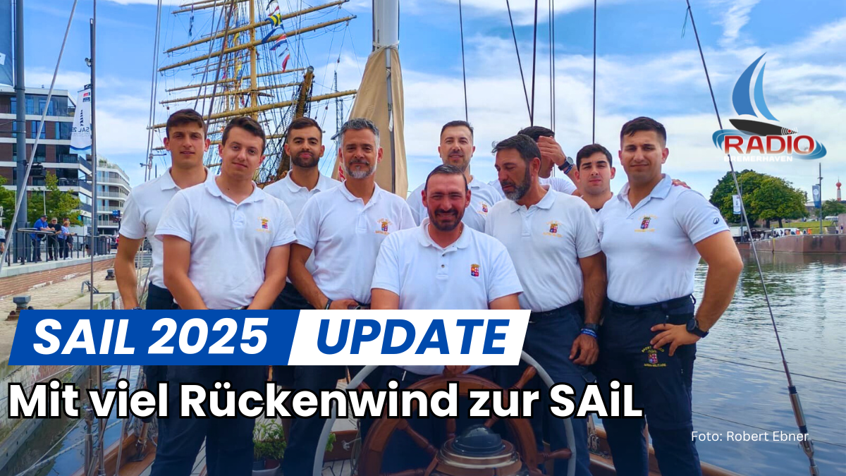 Italienisches Segelschulschiff „Corsaro II“ legt früh in Bremerhaven&nbsp;an